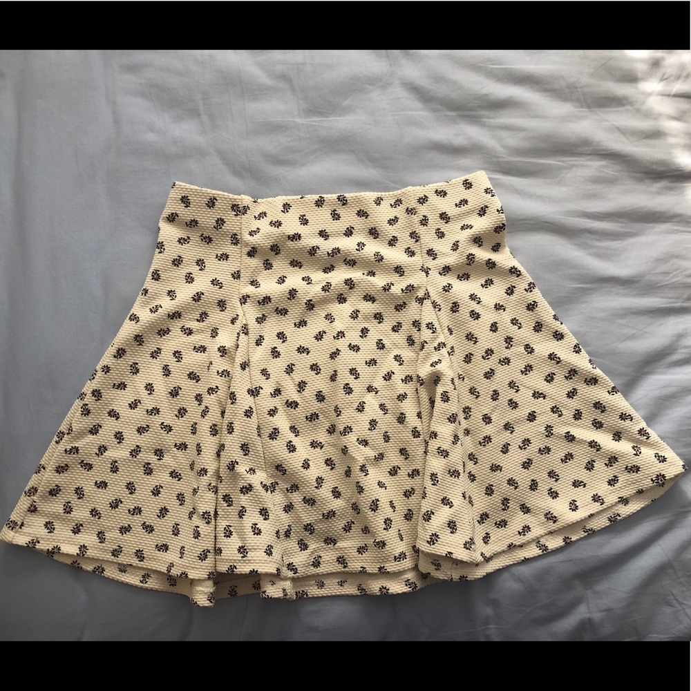 Adorable A-line Floral Skirt